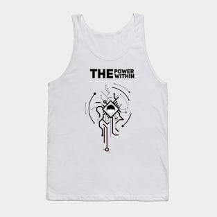 The Power Within Yourself Boy Circuit Tank Top